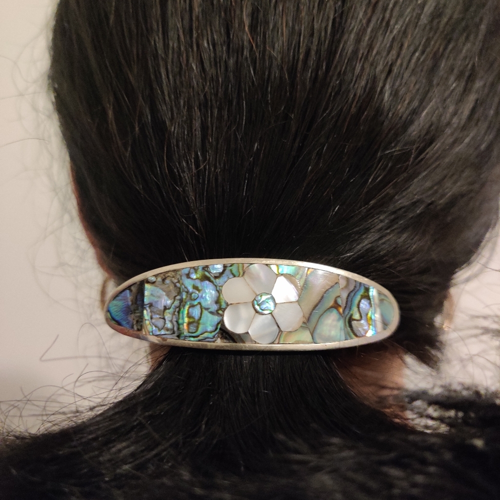Vintage Southwestern Abalone Hair Accessory
